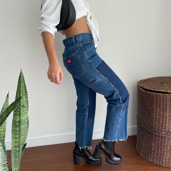 Dickies Denim - Dickies custom patchwork contrast stitching jeans